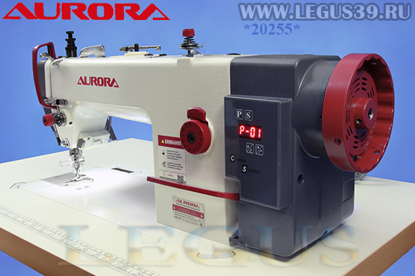 Швейная машина AURORA A-0302DE-CX-L 12мм  с шагающей лапкой и увеличенным челноком для шитья тяжелых материалов, двойное продвижение арт.287023