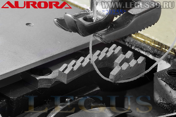 Швейная машина AURORA A-0302DE-CX-L 12мм  с шагающей лапкой и увеличенным челноком для шитья тяжелых материалов, двойное продвижение арт.287023