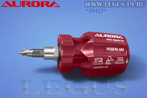 Отвертка Aurora SDS арт.330516 для швейной машины с 6 сменными насадками