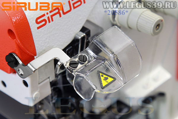 Оверлок SIRUBA 557QE-516M-3-55 (голова) со встроенным сервоприводом арт.359095 - пятиниточная двухигольная стачивающе-обметочная машина (5мм/5мм) для средних и тяжелых материалов. 