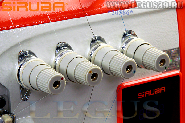 Оверлок SIRUBA 557QE-516M-3-55 (голова) со встроенным сервоприводом арт.359095 - пятиниточная двухигольная стачивающе-обметочная машина (5мм/5мм) для средних и тяжелых материалов. 