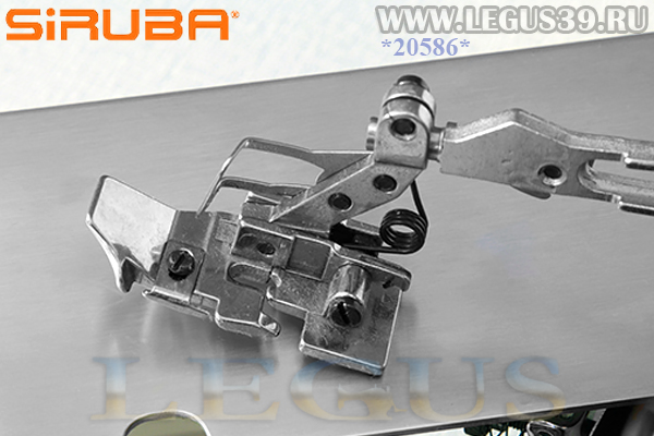 Оверлок SIRUBA 557QE-516M-3-55 (голова) со встроенным сервоприводом арт.359095 - пятиниточная двухигольная стачивающе-обметочная машина (5мм/5мм) для средних и тяжелых материалов. 