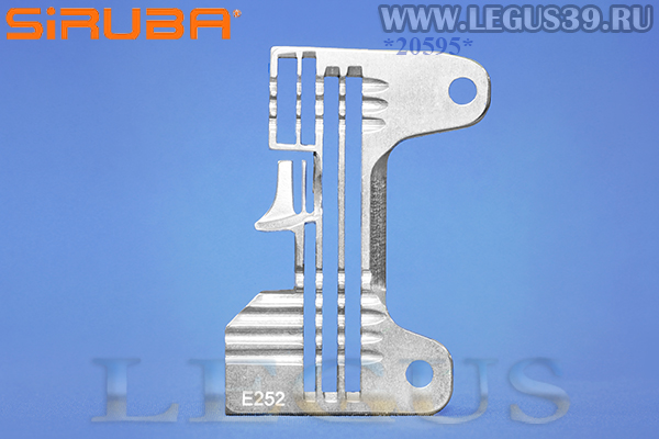 Игольная пластина SIRUBA E 252 (E252, E-252) 4-нитка (Needle Plate) для оверлока SIRUBA 647KP-514M2-24/DKKU1-0