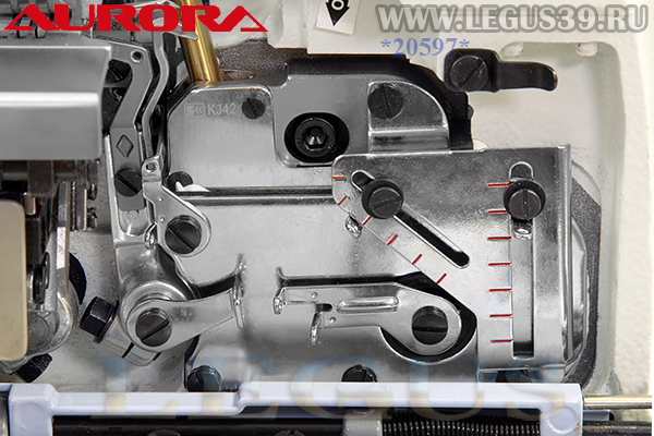 Оверлок AURORA A-700DN-5-X2 (Direct drive) арт.336168 - пятиниточная двухигольная стачивающе-обметочная машина со встроенным сервоприводом.