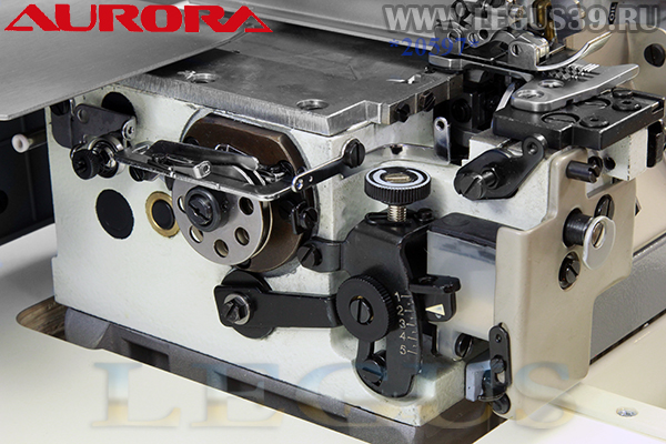 Оверлок AURORA A-700DN-5-X2 (Direct drive) арт.336168 - пятиниточная двухигольная стачивающе-обметочная машина со встроенным сервоприводом.