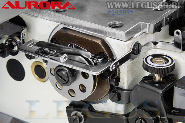 Оверлок AURORA A-700DN-5-X2 (Direct drive) арт.336168 - пятиниточная двухигольная стачивающе-обметочная машина со встроенным сервоприводом.