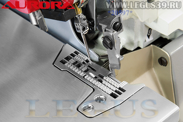 Оверлок AURORA A-700DN-5-X2 (Direct drive) арт.336168 - пятиниточная двухигольная стачивающе-обметочная машина со встроенным сервоприводом.