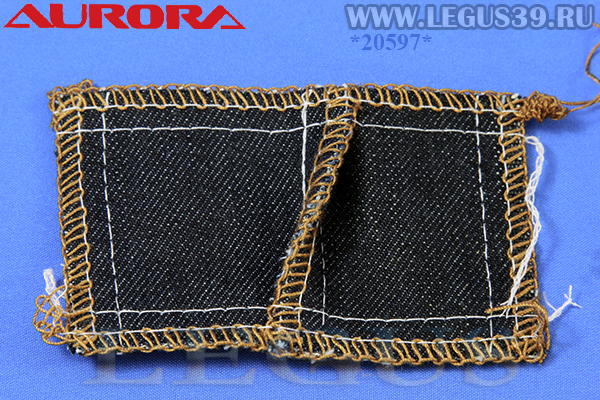 Оверлок AURORA A-700DN-5-X2 (Direct drive) арт.336168 - пятиниточная двухигольная стачивающе-обметочная машина со встроенным сервоприводом.