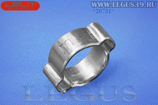 Хомут CD378/1 9-11мм с двумя ушками на паровой шланг парогенератора Lelit M 9/11 Hose Clamp, Fascetta Stringitubo, оригинал