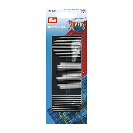 Иглы 128400 ручные Prym для шитья, штопки с нитевдевателем 50 штук